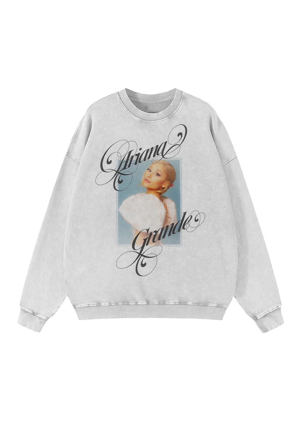 Ariana Grande AG Photo Crewneck — Official Tour Capsule