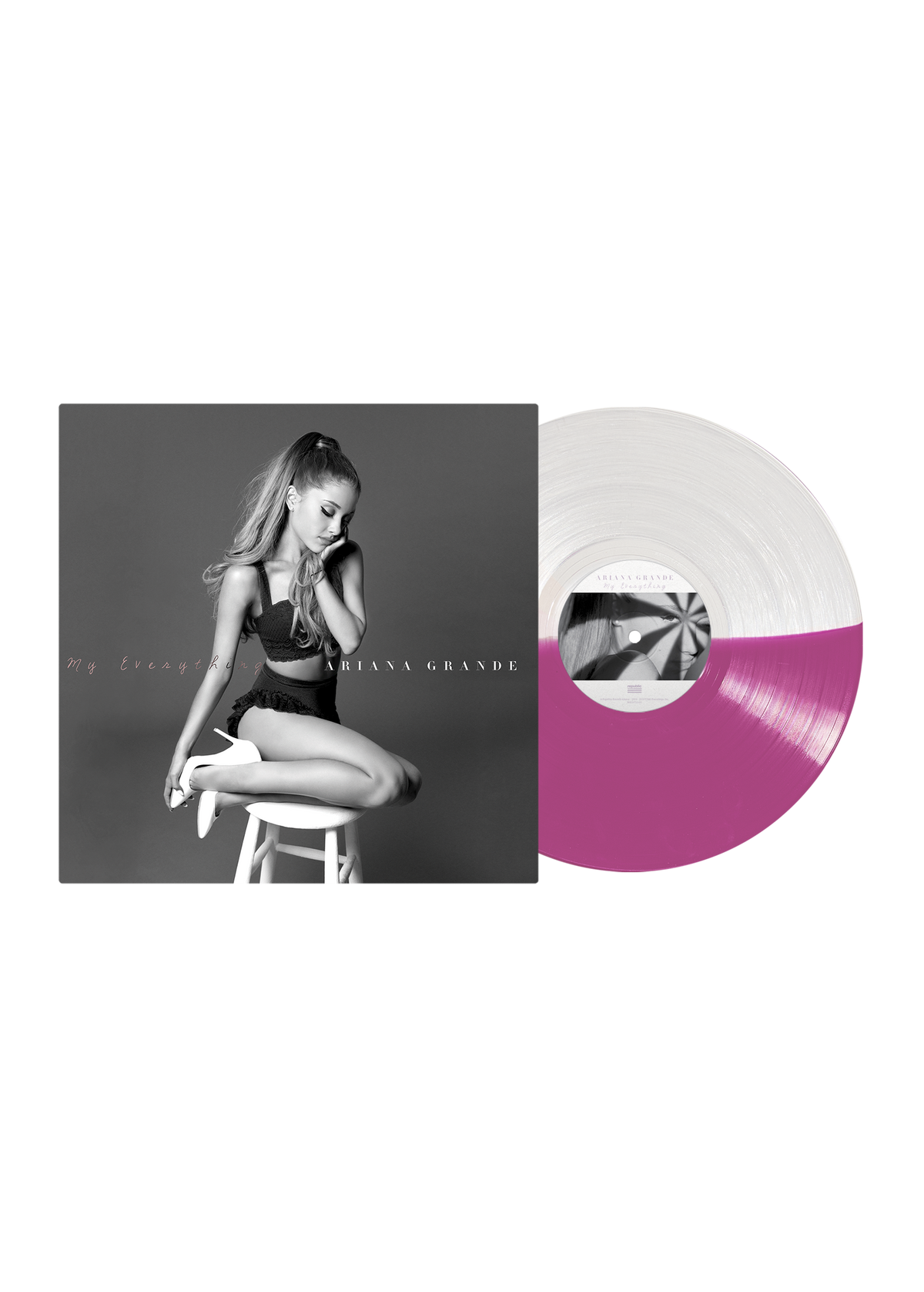 my everything lp (half clear/purple)