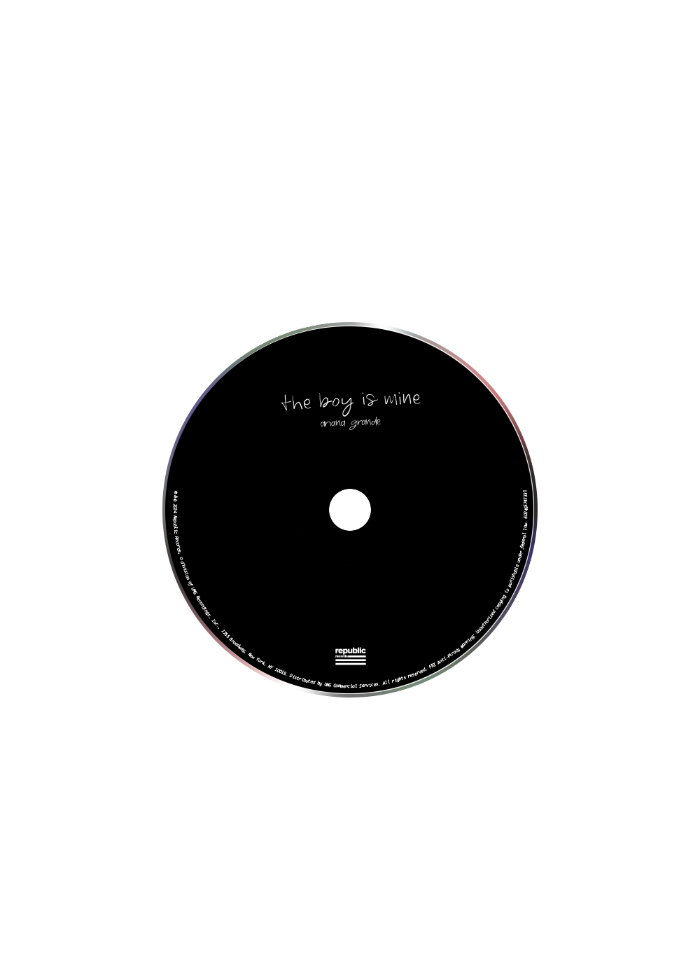 the boy is mine CD single
