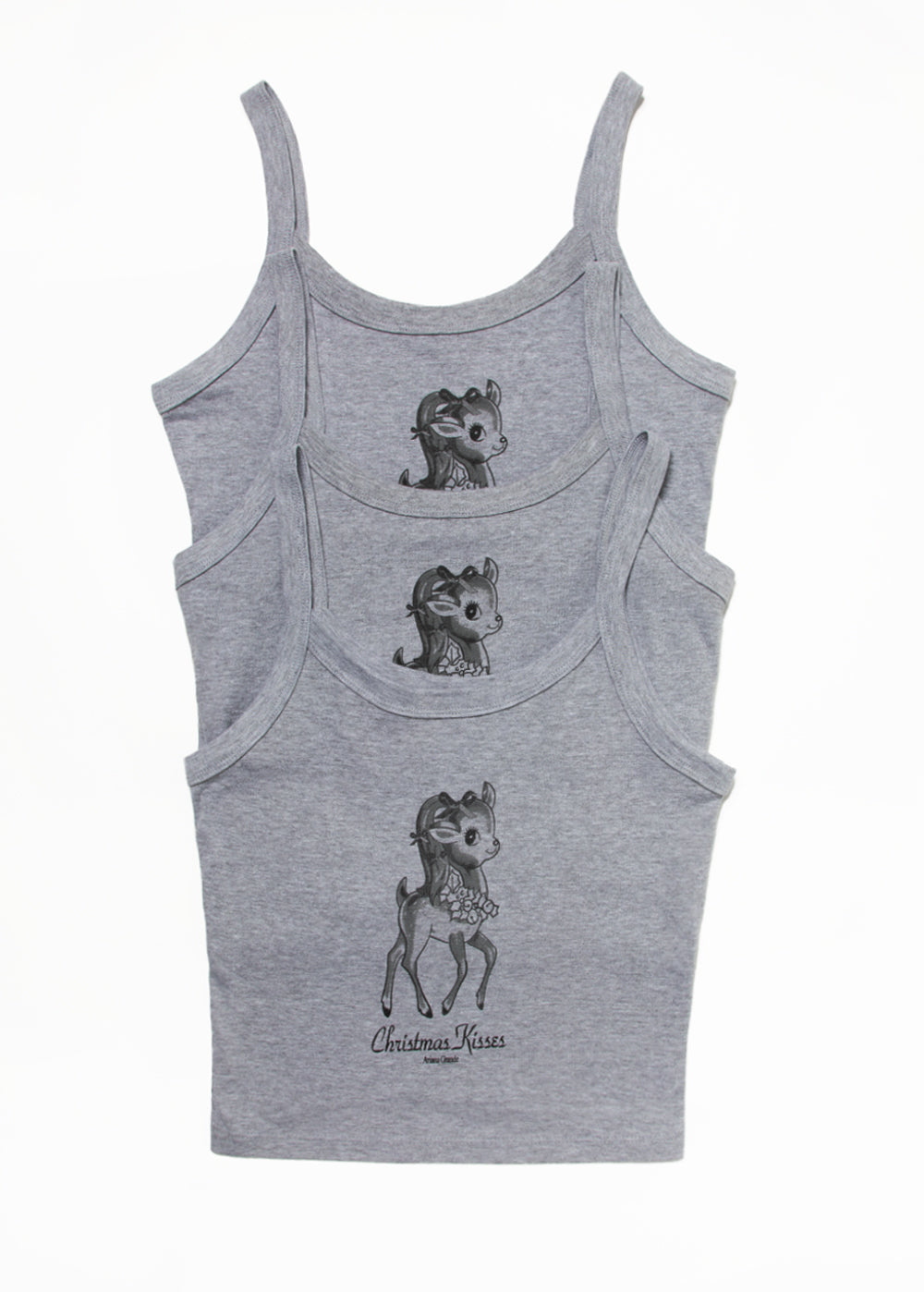 Christmas Kisses Cropped Tank Top