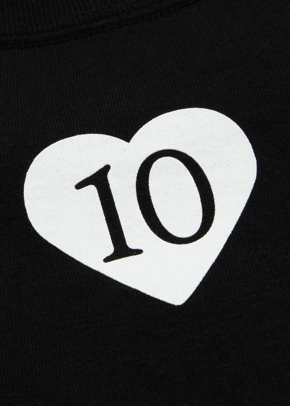 yours truly 10th anniversary puff print tee