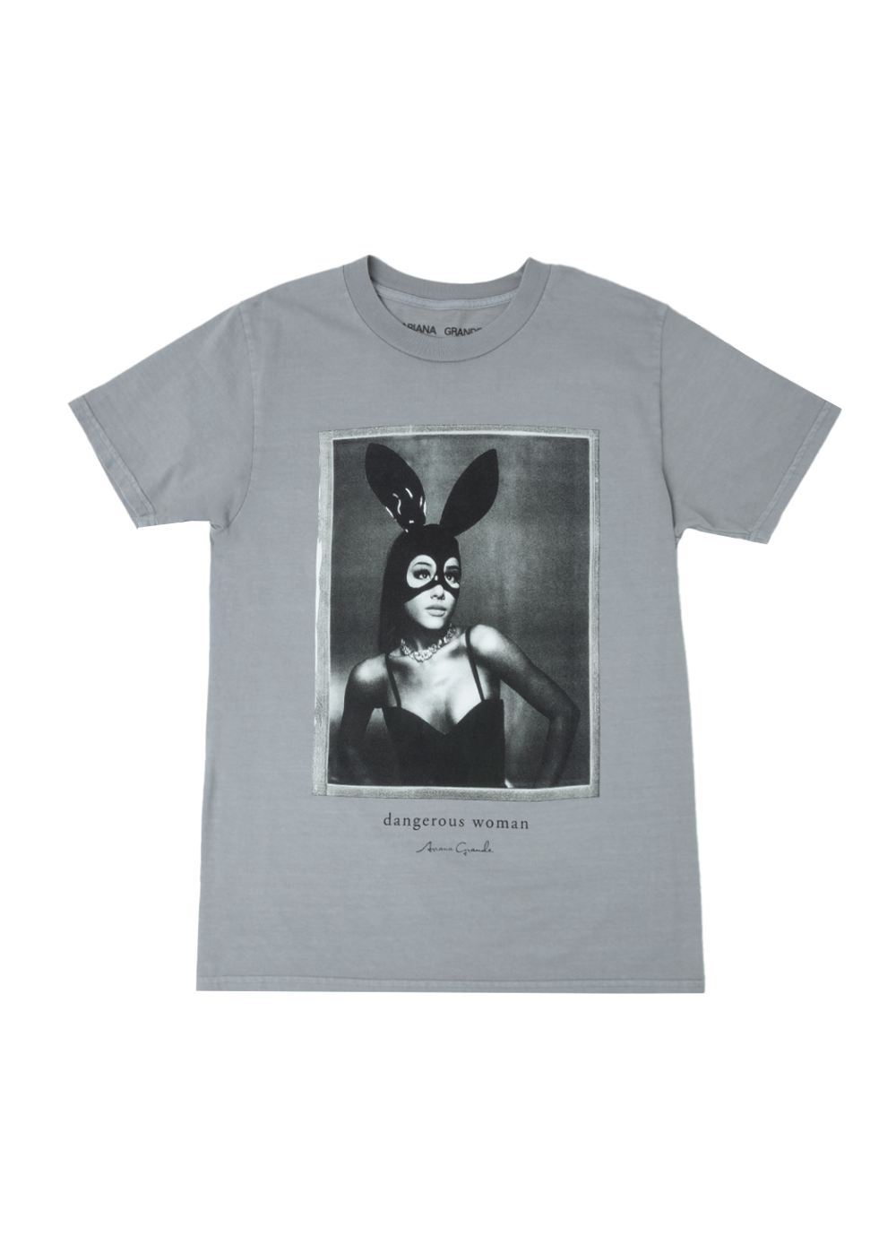 dangerous woman gray t-shirt