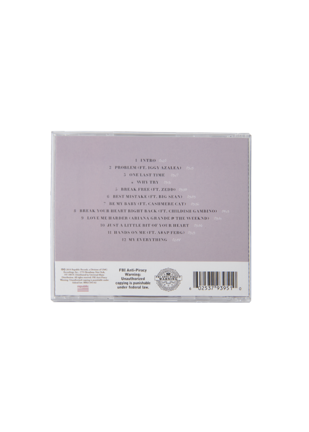 My Everything CD