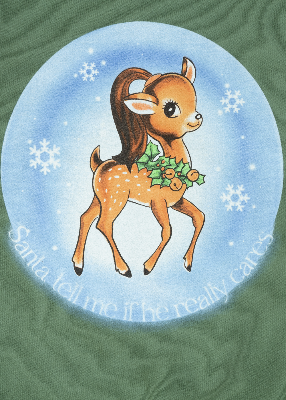 santa tell me crewneck