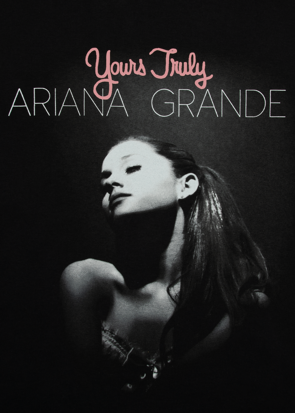 yours truly 10th anniversary puff print tee