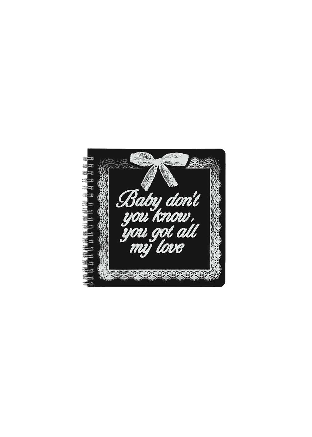 yours truly 10th anniversary all my love notebook