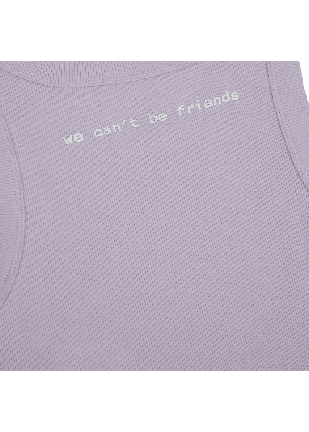 teddy ribbed tank top