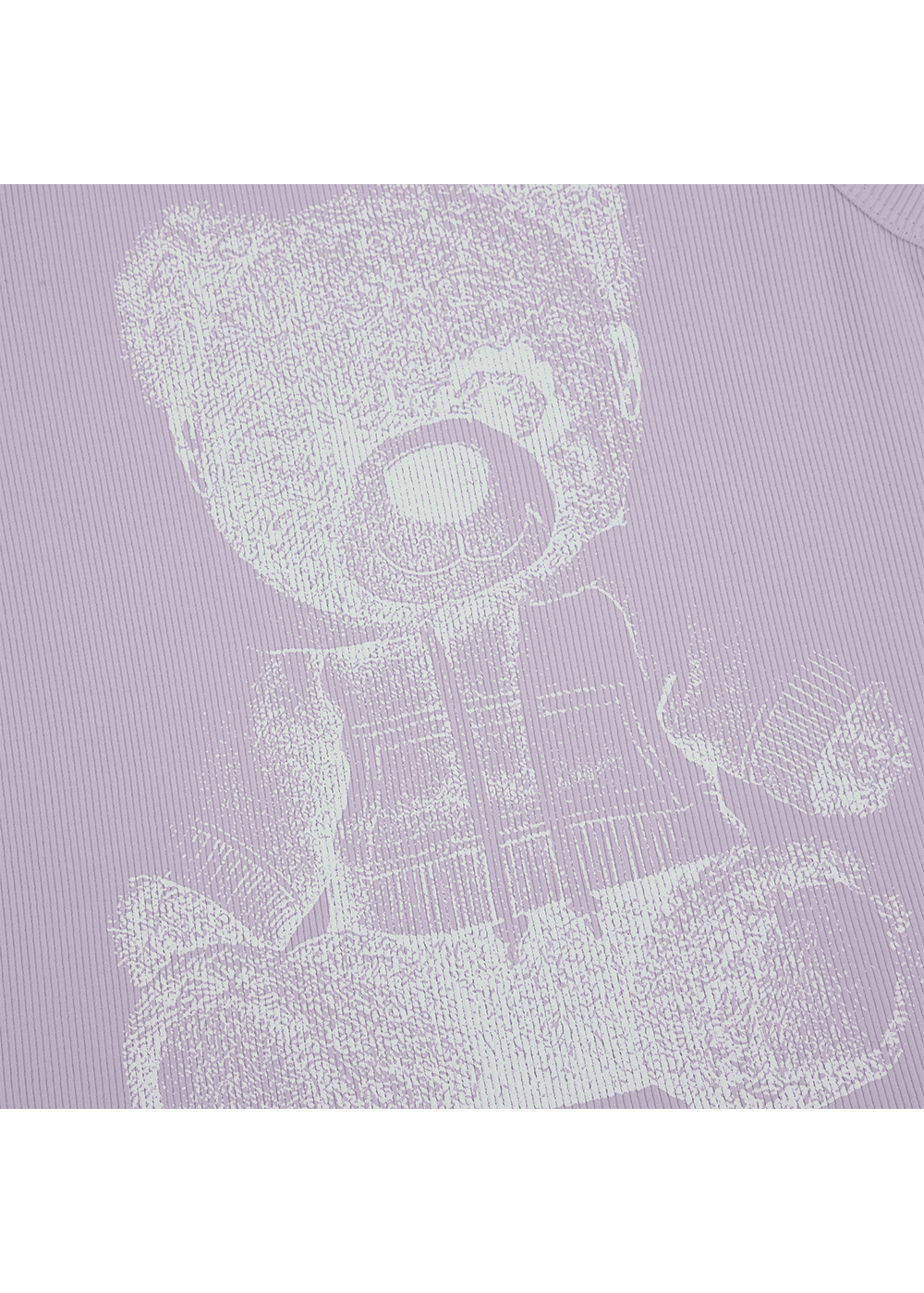 teddy ribbed tank top